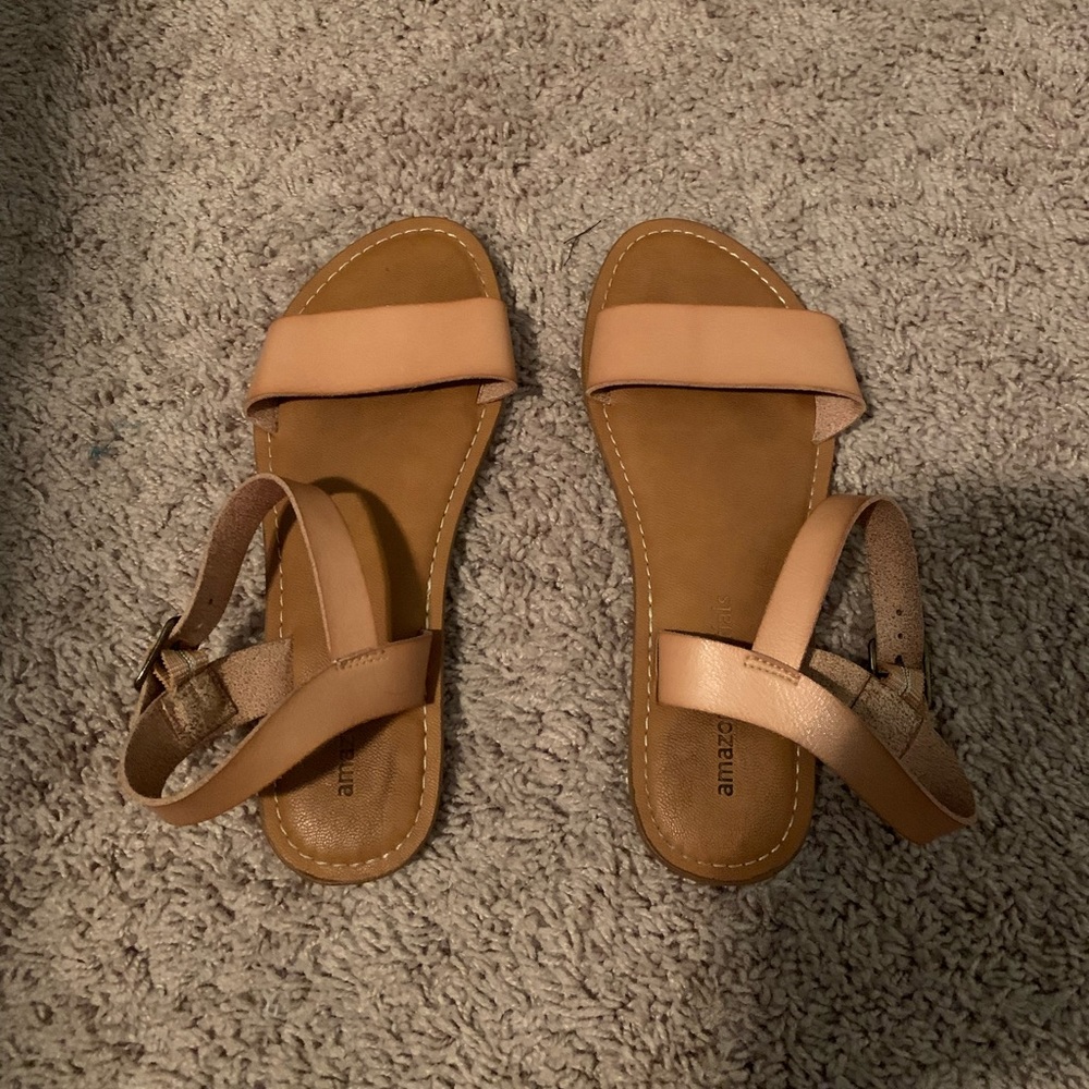 Tan sandals